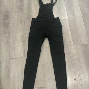 Super cute Kendall and Kylie, black overalls